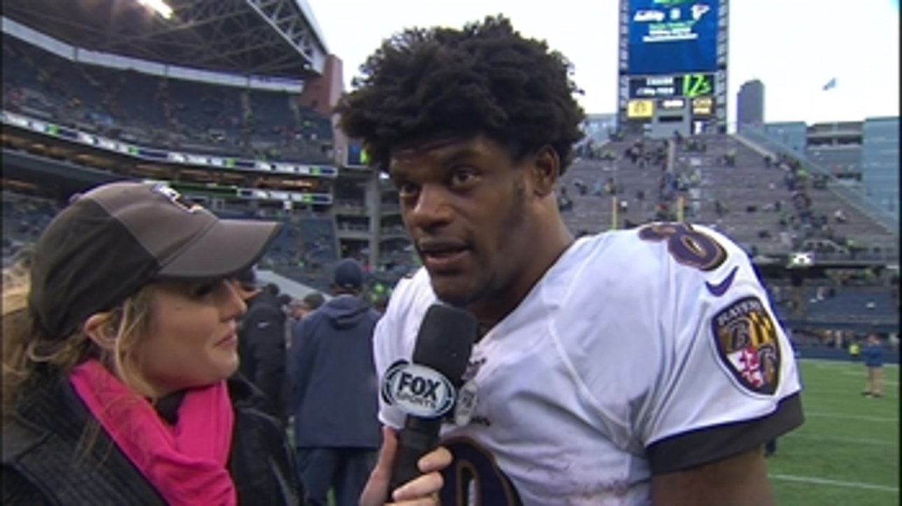 Lamar Jackson credits Ravens' dominant defense, isn't worried about the doubters after win vs. Seahawks