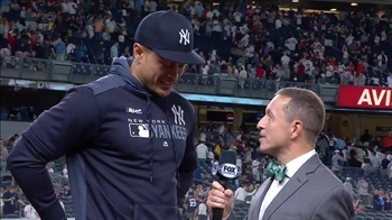 Giancarlo Stanton discusses 4-RBI performance against the Astros with Ken Rosenthal