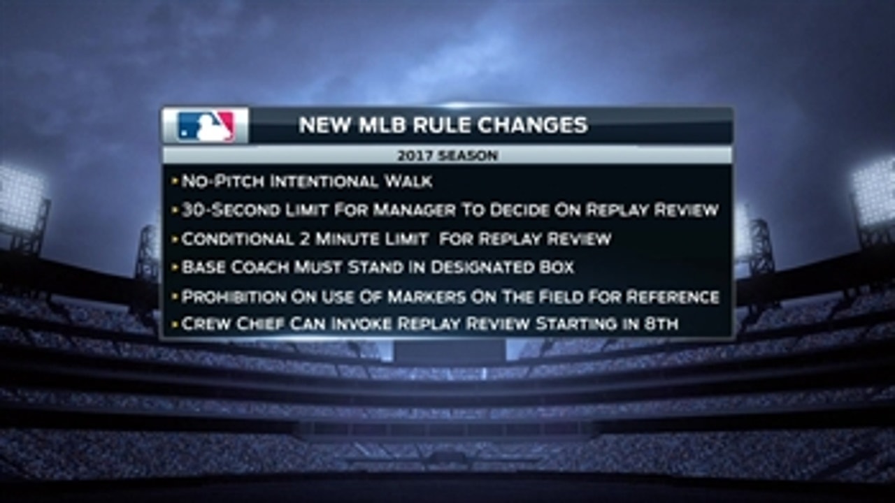 Spring Training Minute: MLB rule changes for 2017