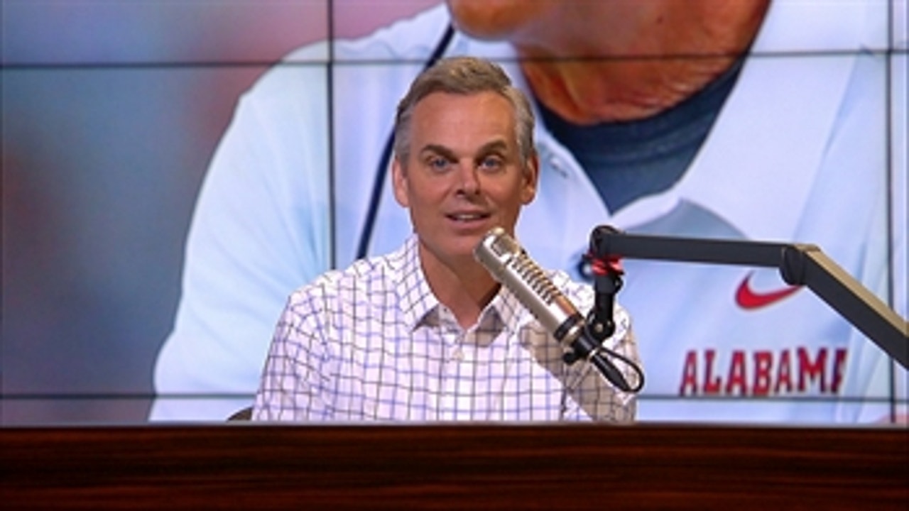 Colin Cowherd is here to give away the outcome of Alabama vs LSU