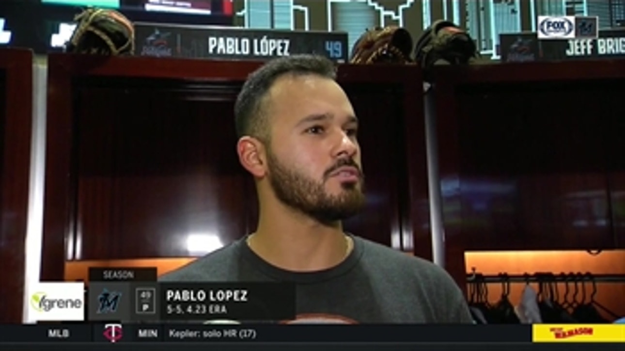 Pablo Lopez lauds Marlins' defense after 4-3 win over Pirates