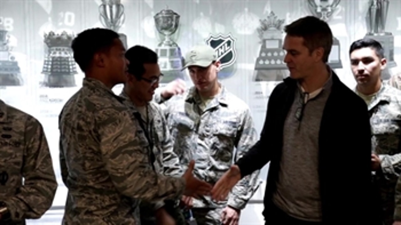 Military meets Royalty: LA Kings host local group of service members
