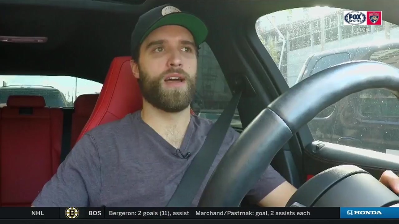 Aaron Ekblad discusses his love for hockey during ride-along with Jessica Blaylock