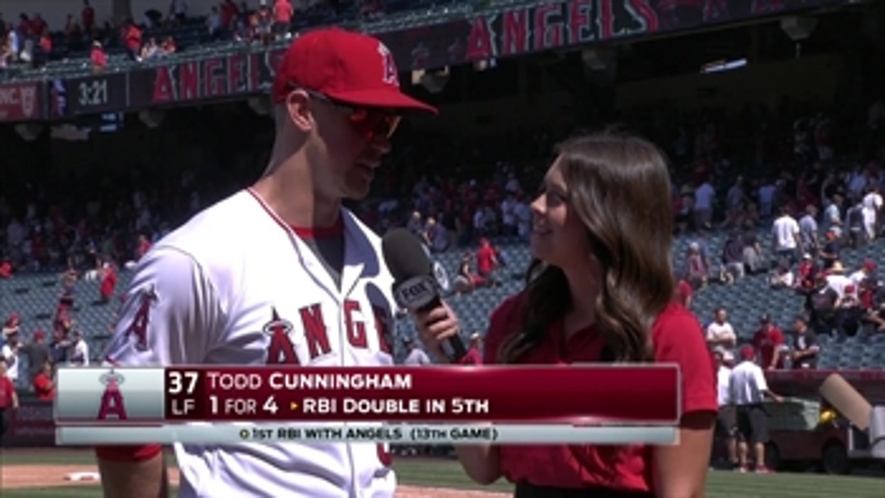 Angels' Todd Cunningham: Everyone is playing their role