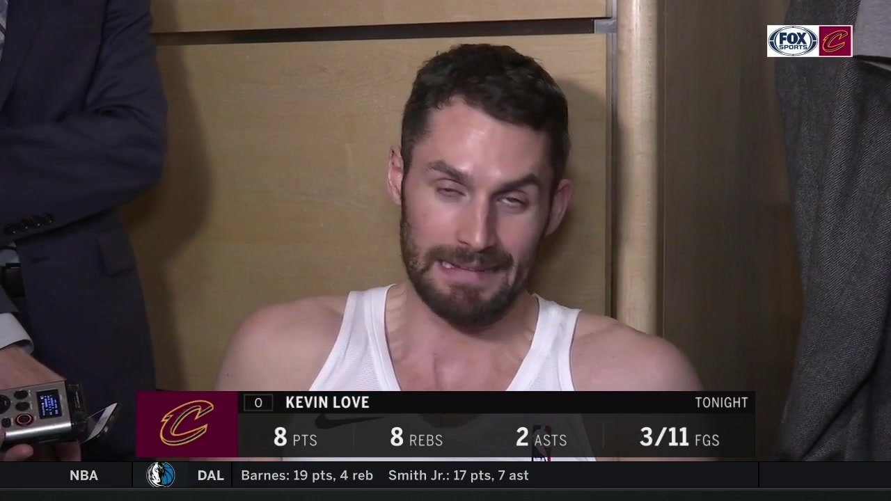 Kevin Love may have gotten too excited for LeBron James