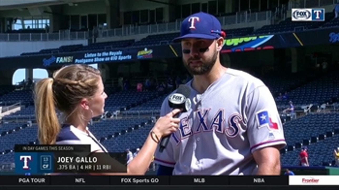 Joey Gallo: 'When we get going, we are a really, really good offense'