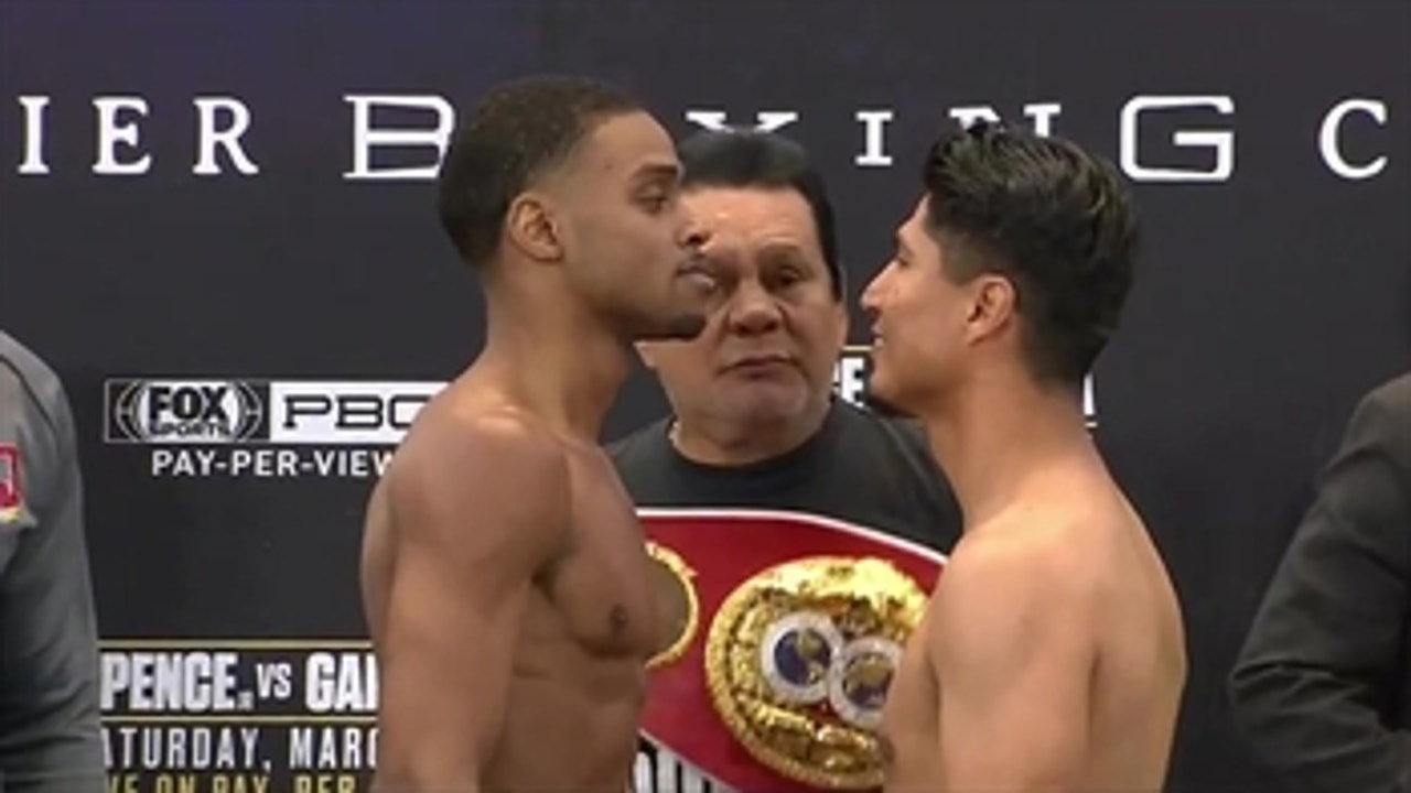 Errol Spence Jr. vs Mikey Garcia | WEIGH-IN | PBC