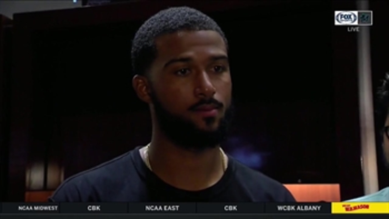 Sandy Alcantara on first career hit: 'Hopefully there's more to come'