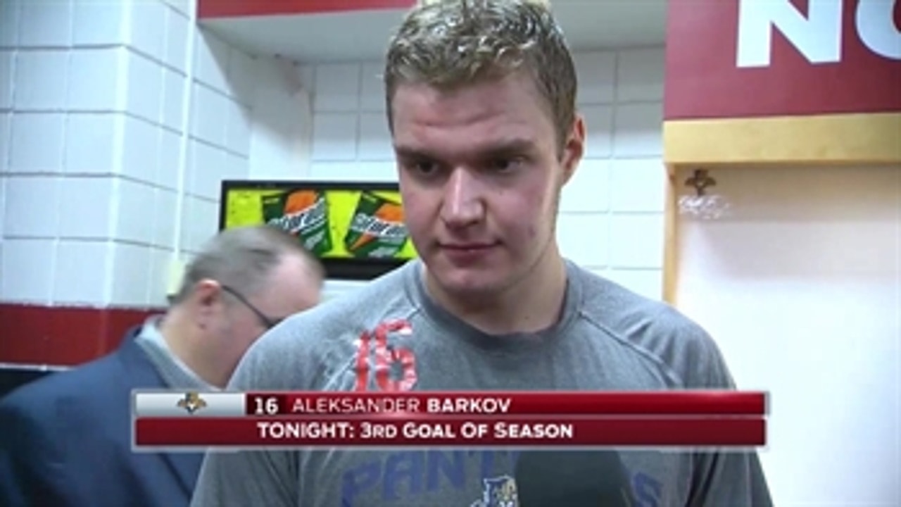 Aleksander Barkov: 'We had the game in our hands'