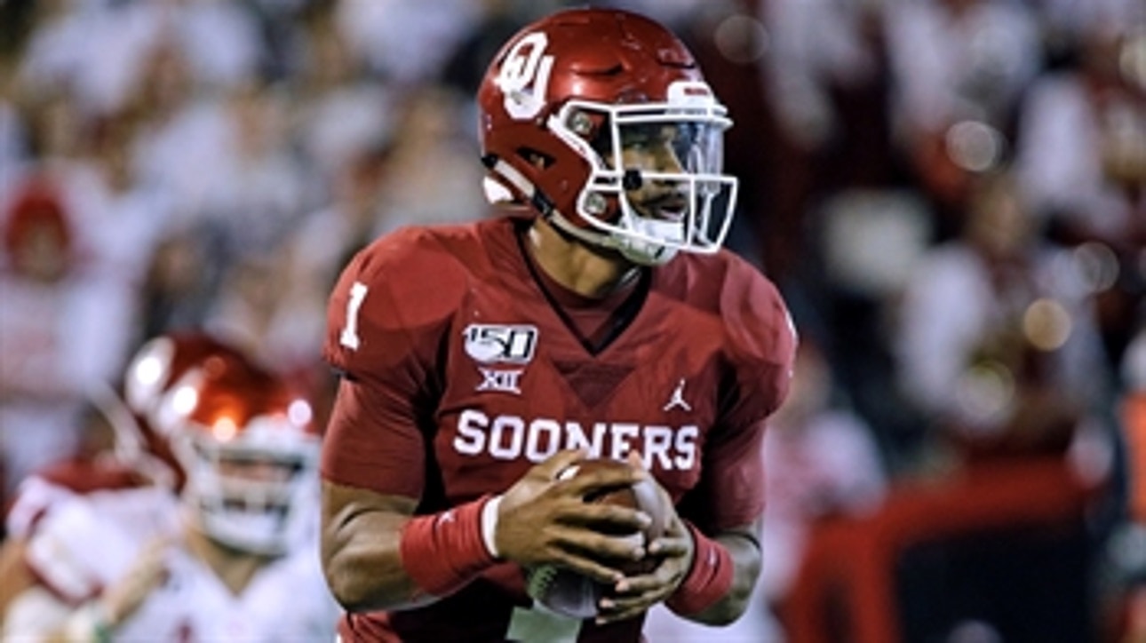 Nick Wright: Jalen Hurts' performance in his Oklahoma debut was 'absolutely remarkable'