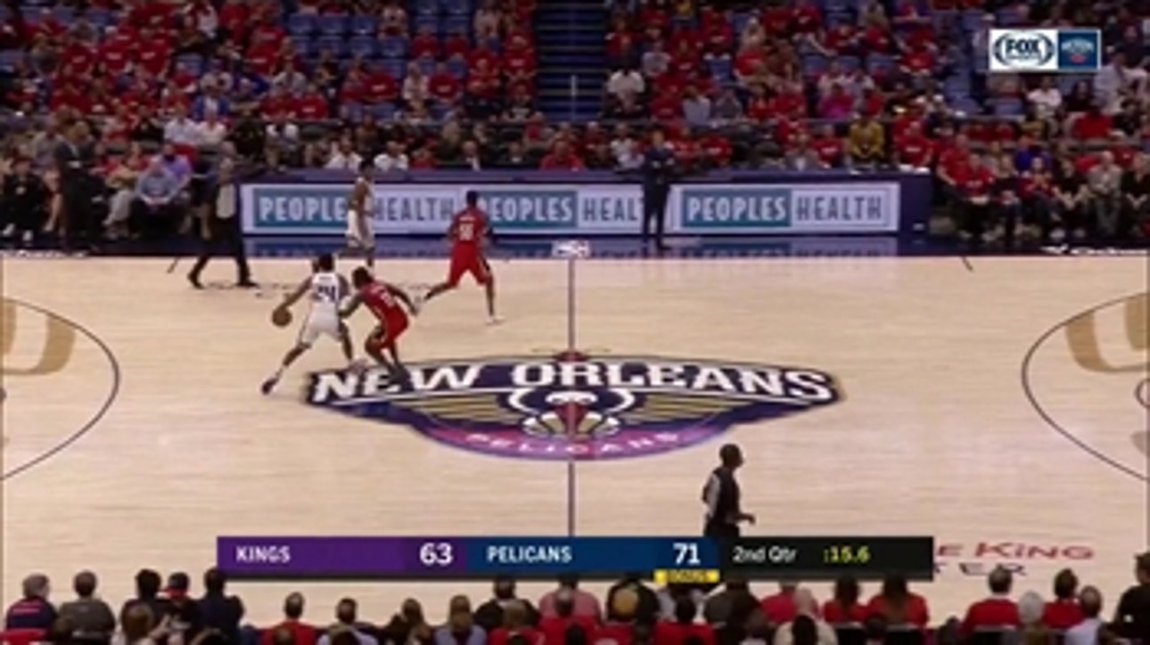 HIGHLIGHTS: Jrue Holiday with the strong defense ' Sacramento Kings at New Orleans Pelicans