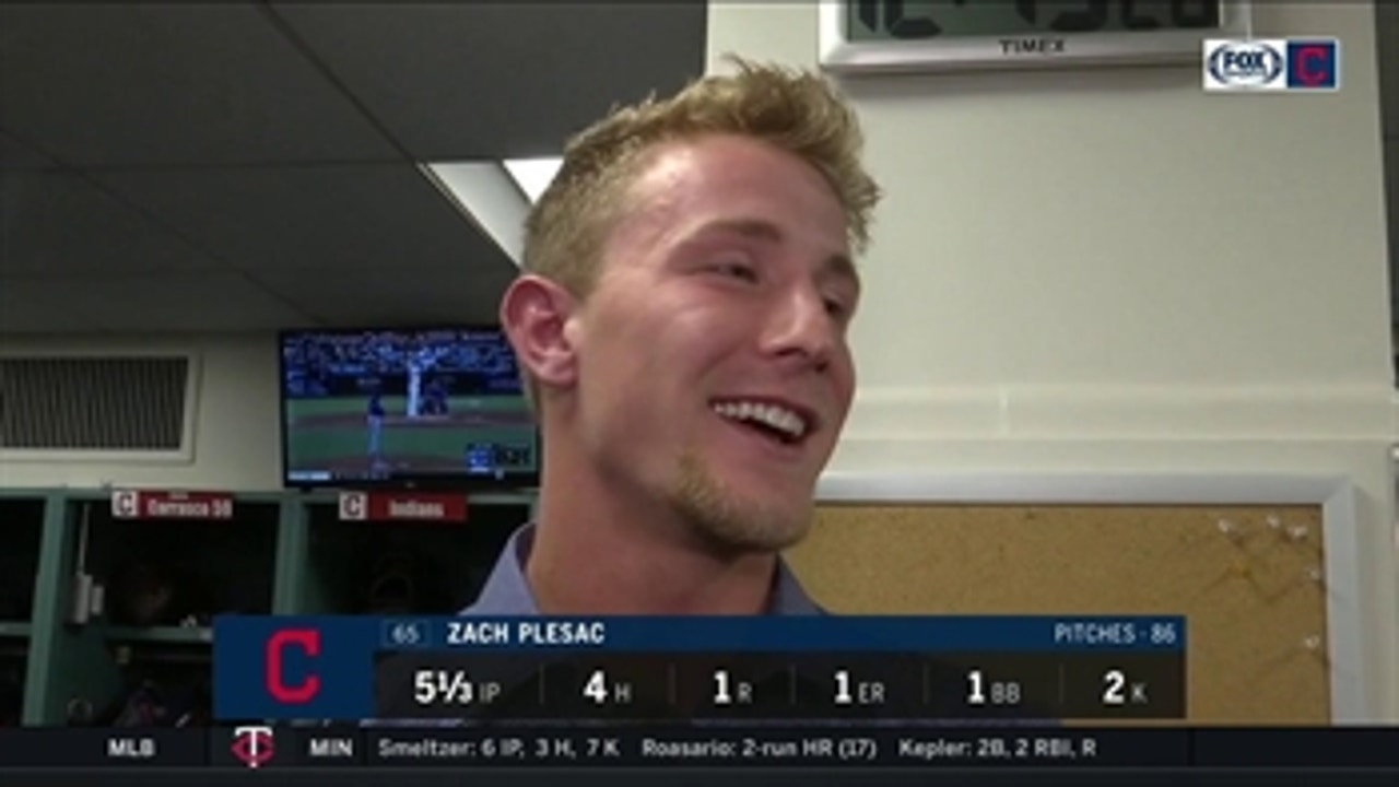 Zach Plesac received letter from David Price wishing him good luck