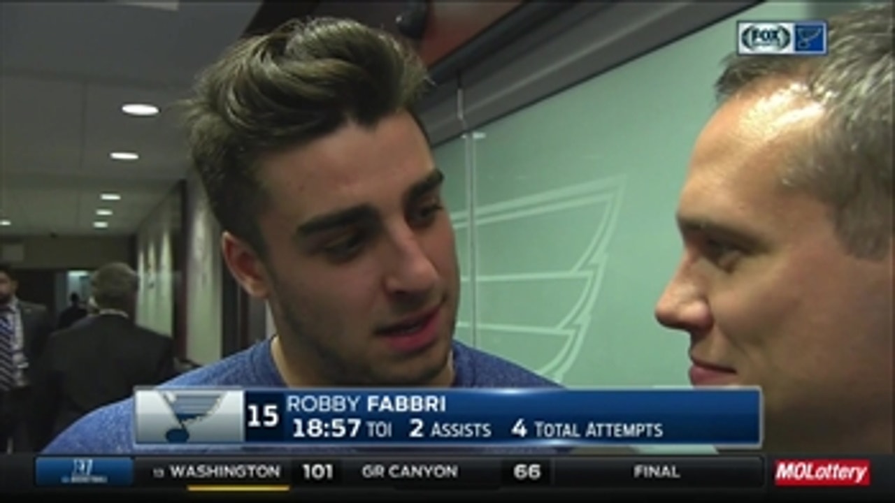 Fabbri on Tarasenko's hat trick: 'He could have a special night every night'