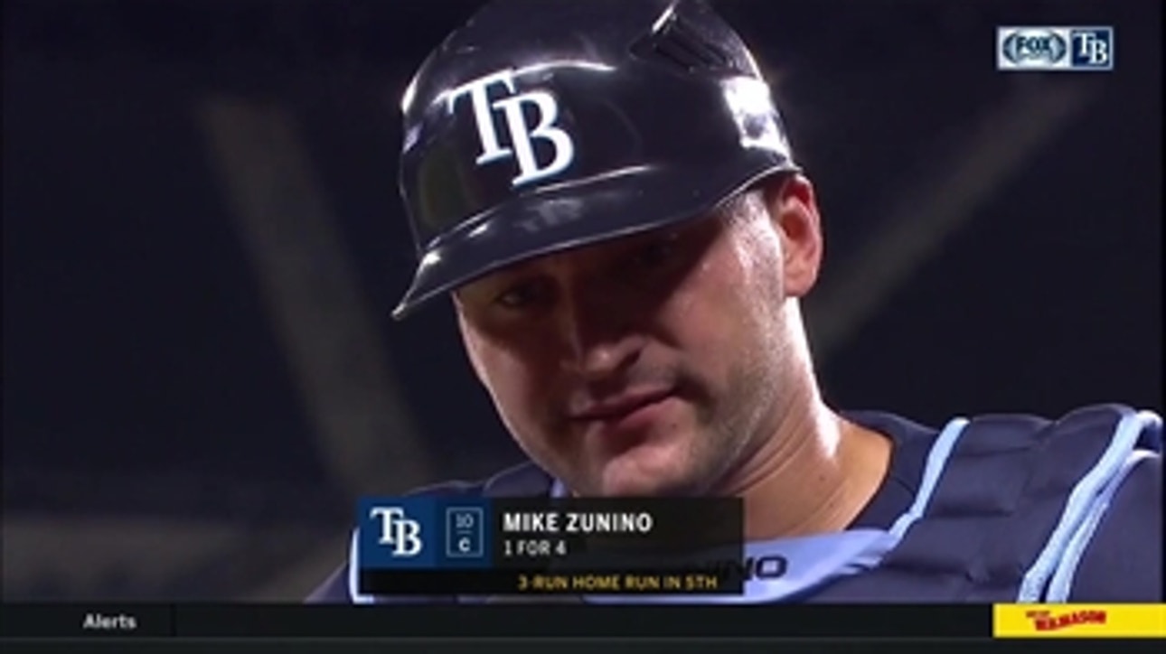 Mike Zunino talks about his 3-run HR in his return to Seattle