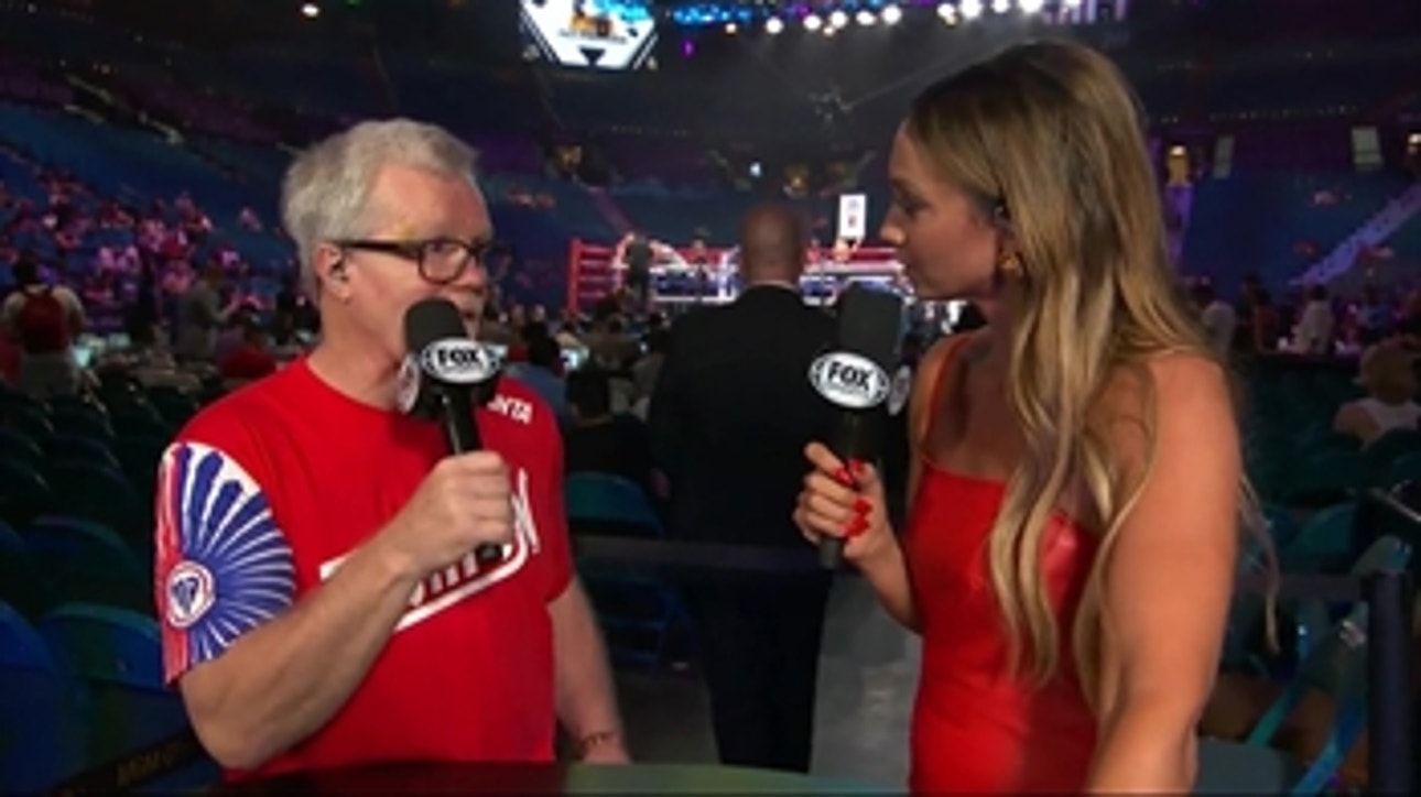 Freddie Roach joins Kate Abdo after an epic battle between Manny Pacquiao and Keith Thurman
