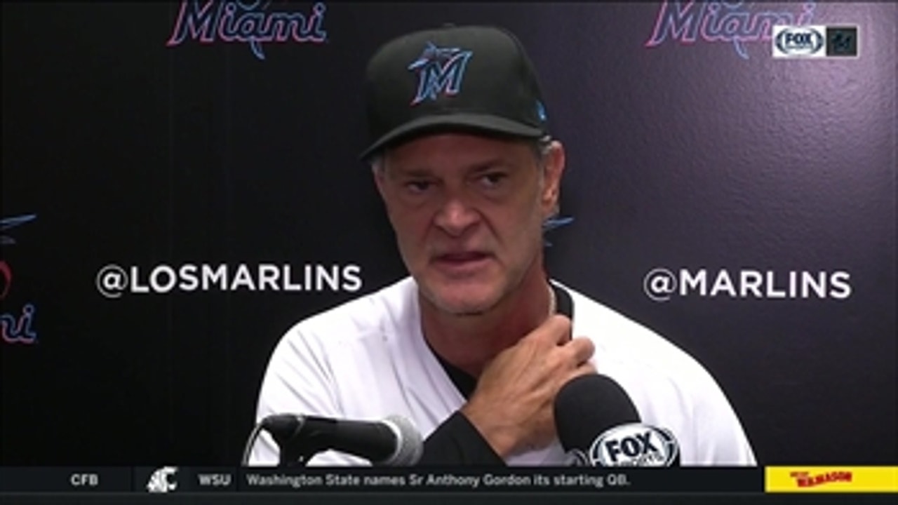 Don Mattingly breaks down Pablo Lopez's return to action after 6-3 loss to Reds