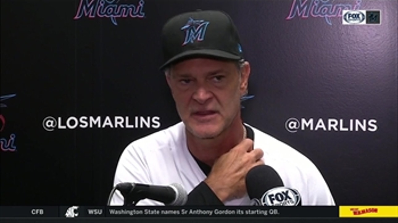 Don Mattingly breaks down Pablo Lopez's return to action after 6-3 loss to Reds