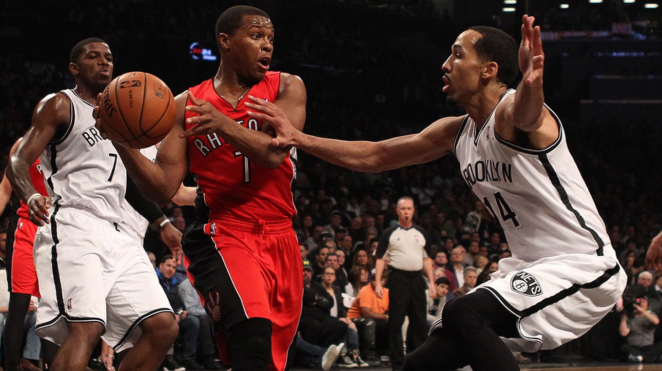 Raptors rout Nets to tie series