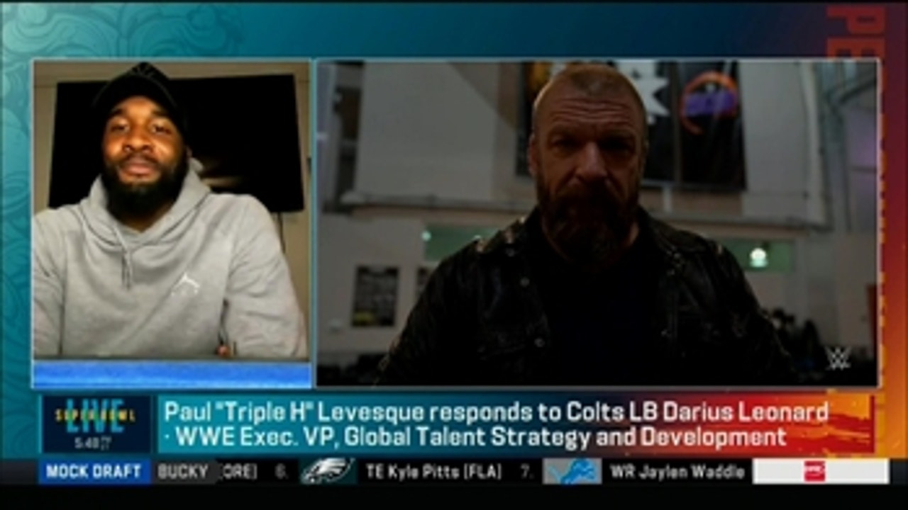 Triple H opens door for partnership with Colts linebacker Darius Leonard