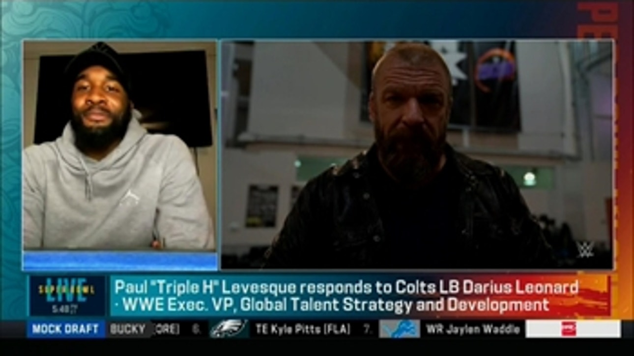Triple H opens door for partnership with Colts linebacker Darius Leonard
