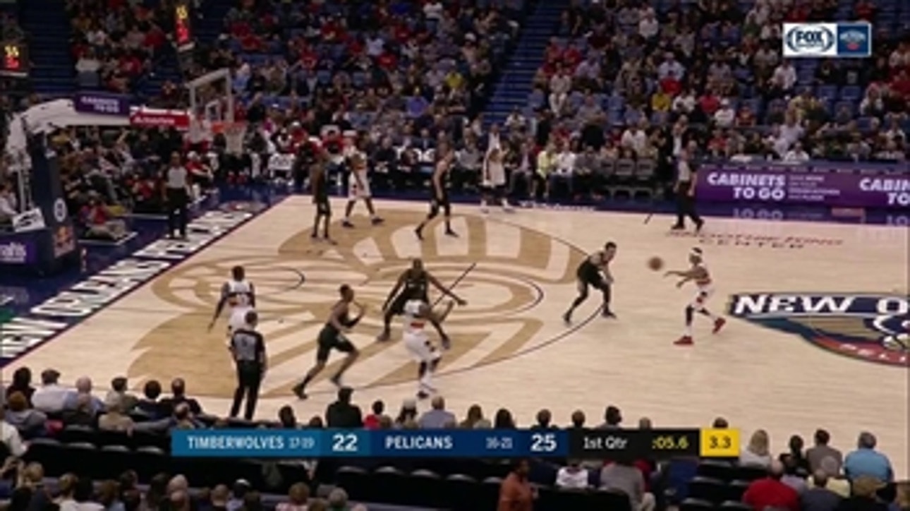HIGHLIGHTS: E'Twaun Moore with the Step back jumper