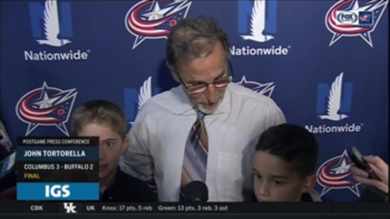 Tortorella is joined by two special guests after the Blue Jackets' 4th straight win