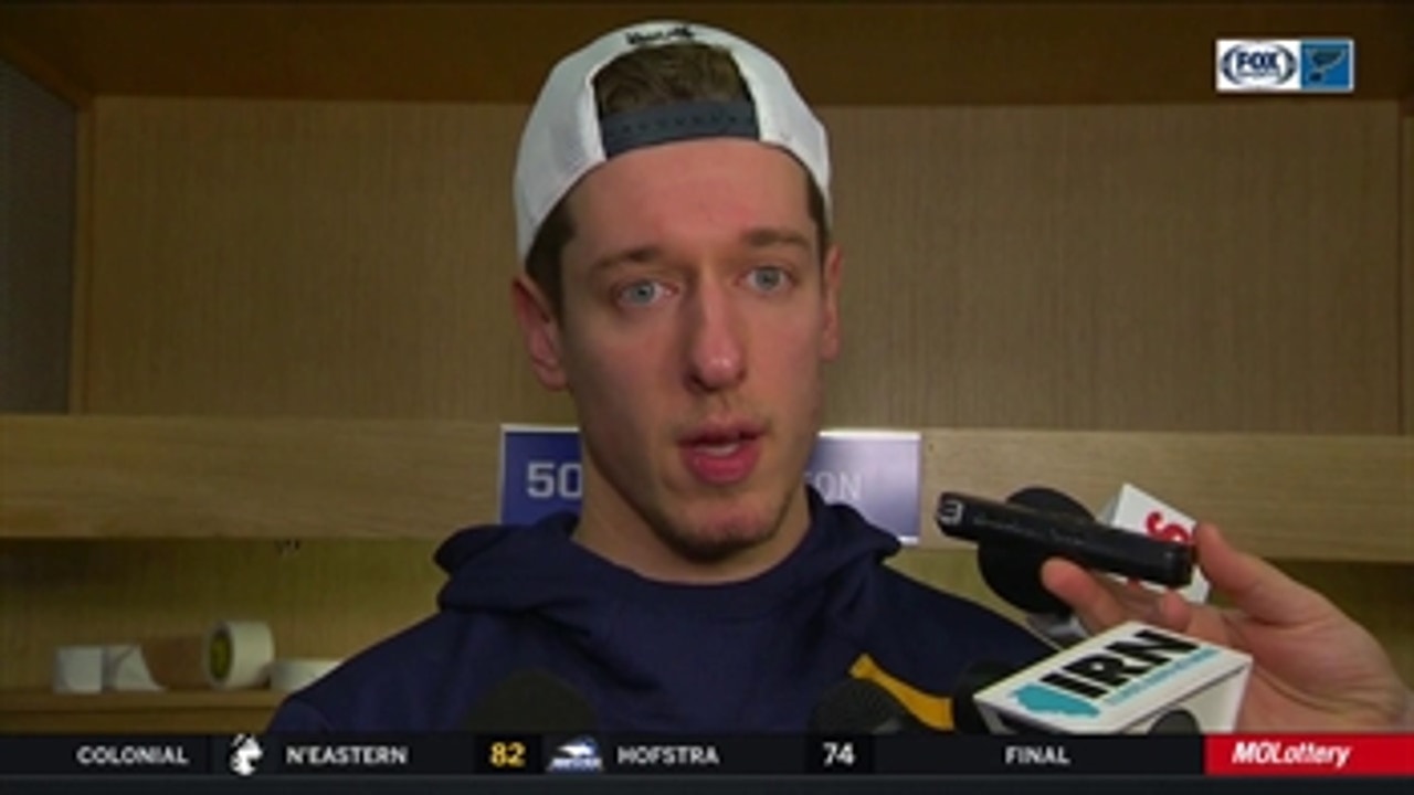 Binnington: 'We'll be alright...I'll take this group over that group any day'