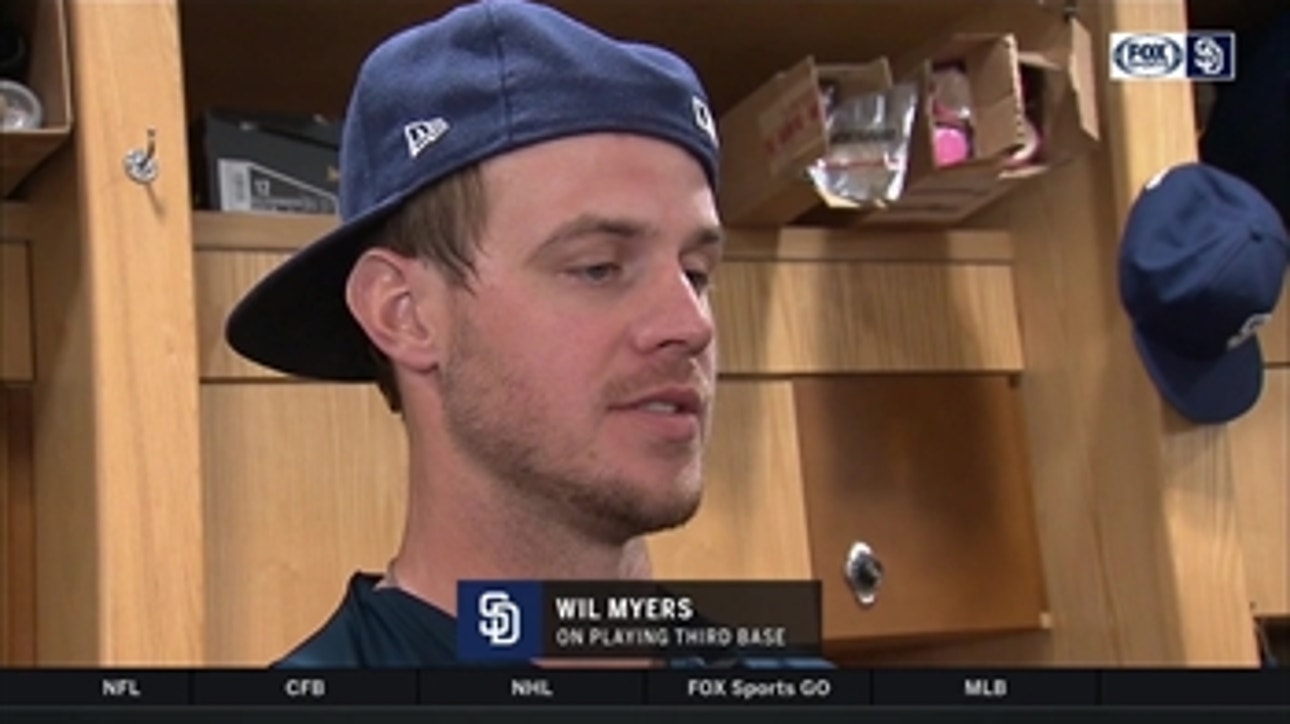 Wil Myers talks about transitioning to 3rd base