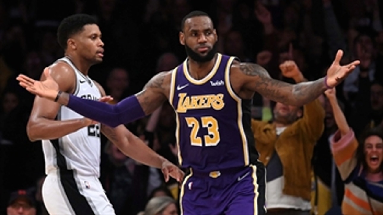 Shannon Sharpe on LeBron: 'I believe it was his most impressive performance in a Lakers uniform'