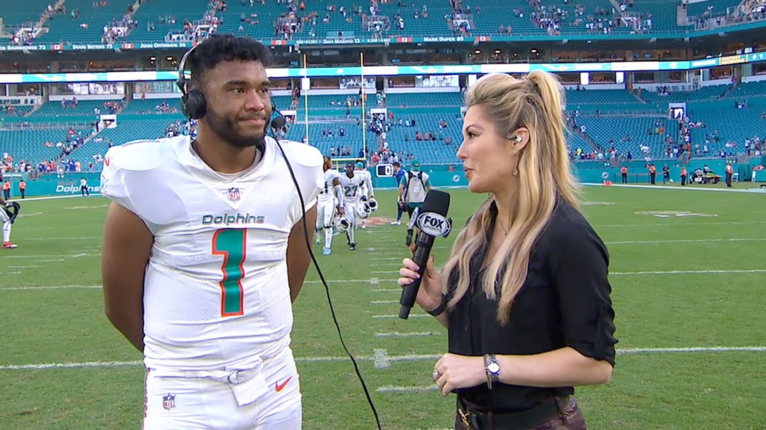 'We're not satisfied' — Tua Tagovailoa after Dolphins fifth-straight win