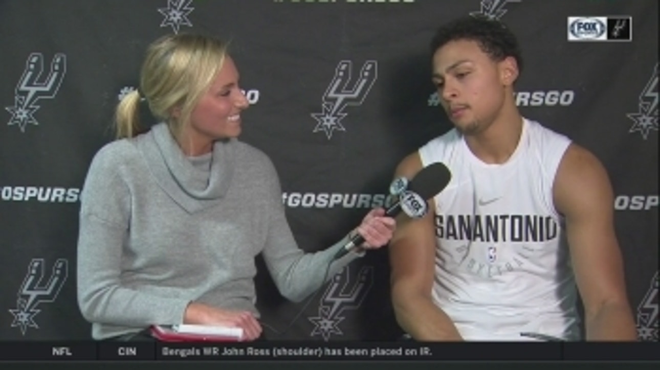 Bryn Forbes on shooting with confidence in win over Miami