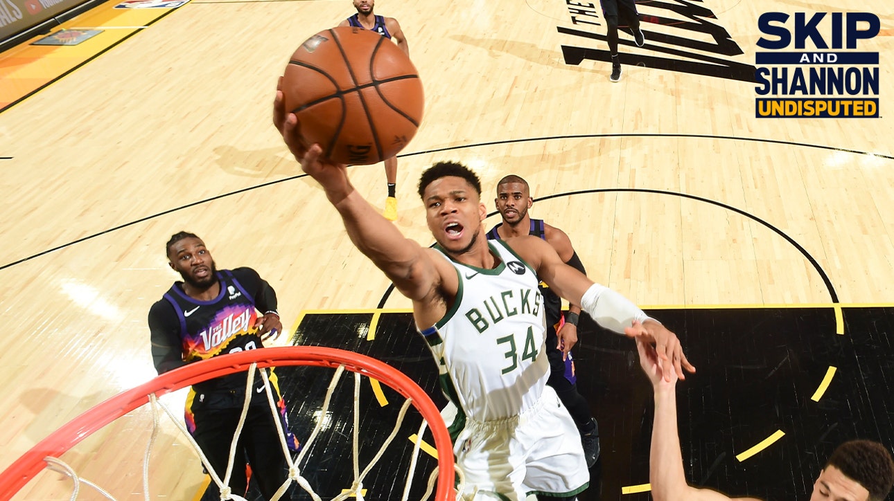 "Bucks are not as good with Giannis as the centerpiece" — Skip Bayless on Milwaukee's Game 2 loss to Suns ' UNDISPUTED