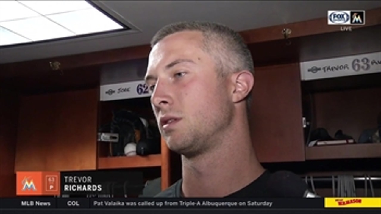 Trevor Richards discusses how he was able to frustrate Rockies' hitters in the win