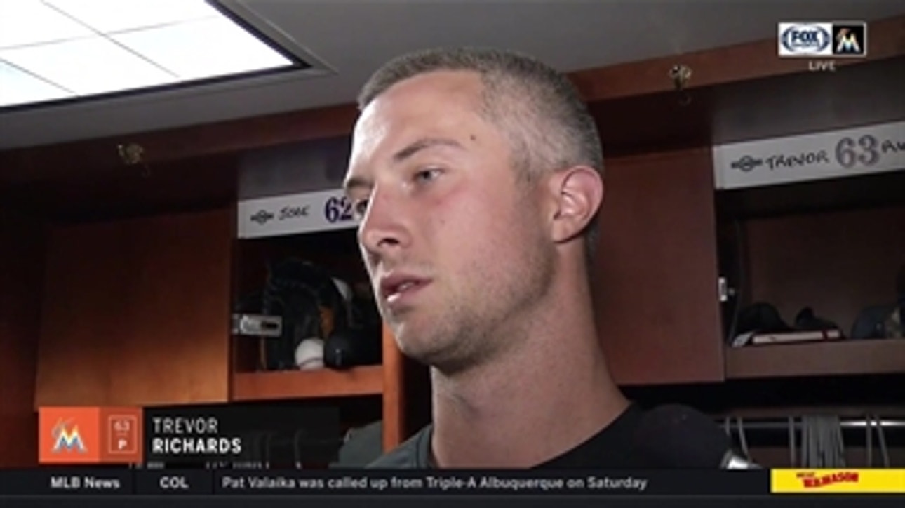 Trevor Richards discusses how he was able to frustrate Rockies' hitters in the win