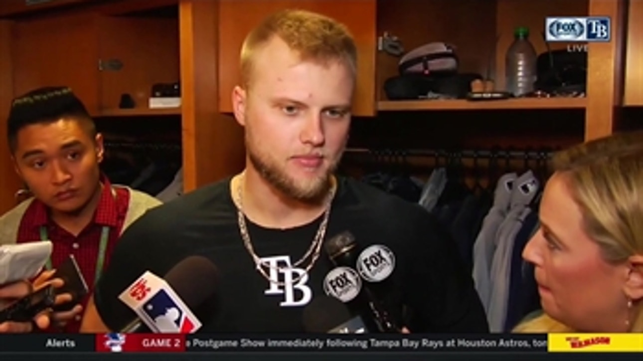 ALDS Game 1: Austin Meadows on miscommunication in the outfield, Game 1 loss