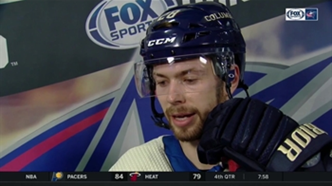 Oliver Bjorkstrand's goal against St. Louis wasn't enough for Columbus to win