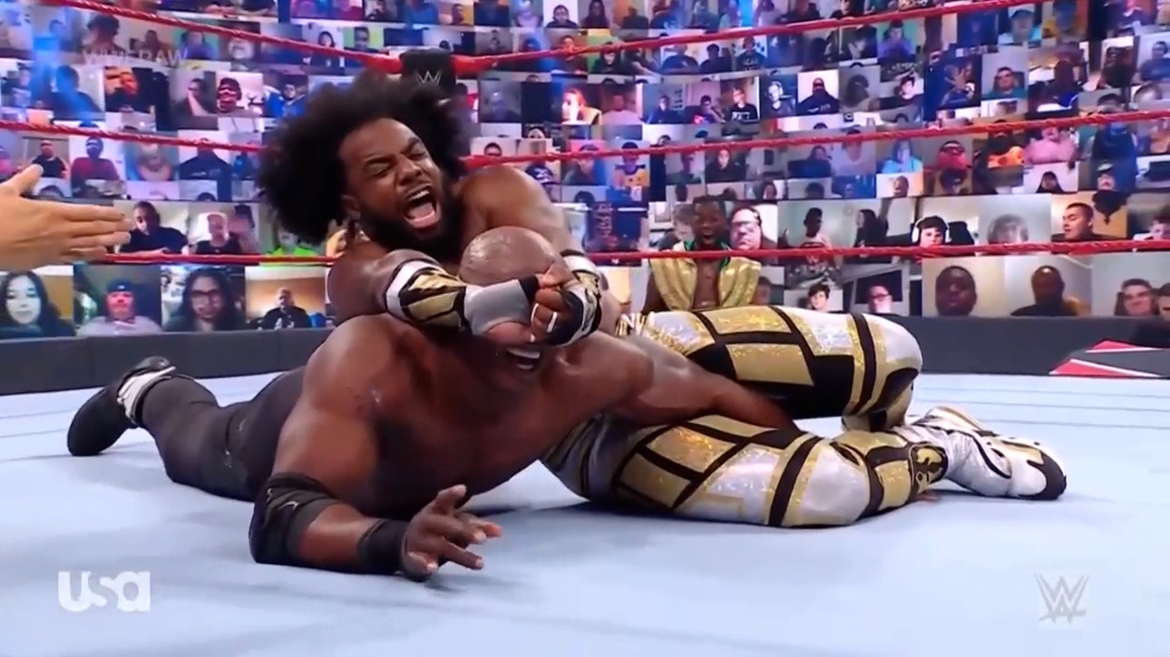 Xavier Woods and Bobby Lashley go one-on-one with wild ending