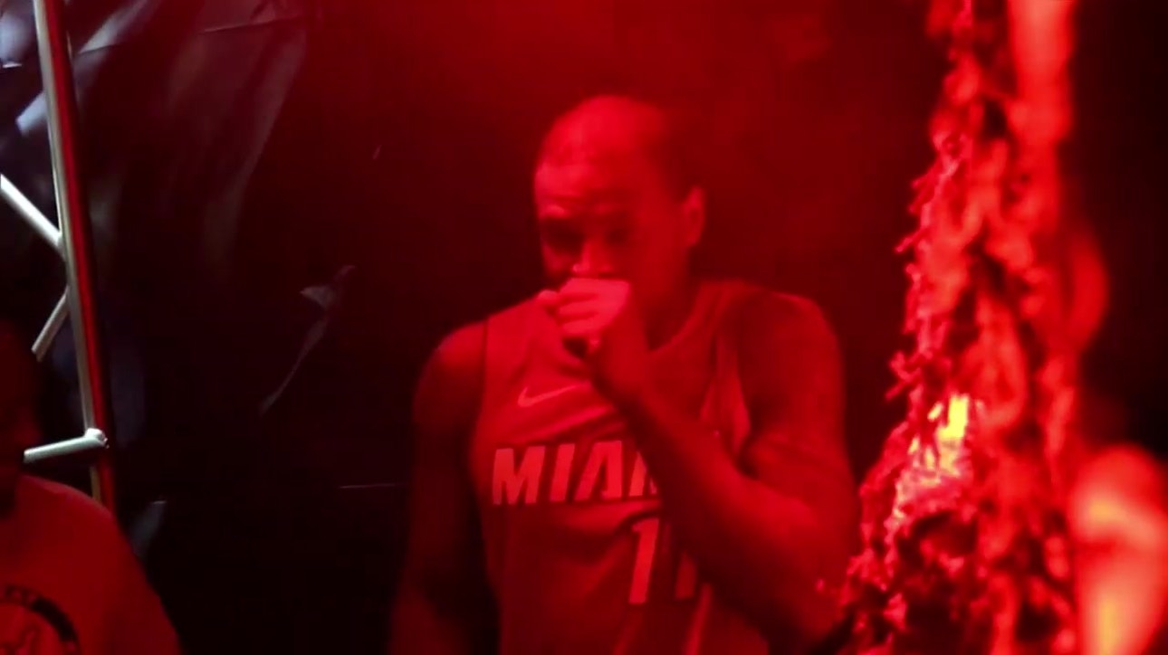 Dion Waiters, Derrick Jones Jr., and Udonis Haslem get nerves tested in Miami Heat Haunted House