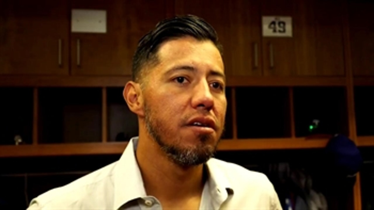 Yovani Gallardo talks Rangers 9-6 win over Twins