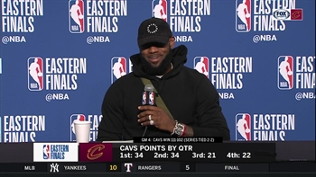 LeBron reflects on passing Kareem Abdul-Jabbar for most playoff field goals made