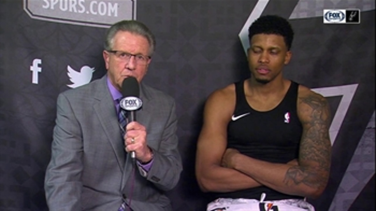 Rudy Gay on the Spurs win against the Pelicans
