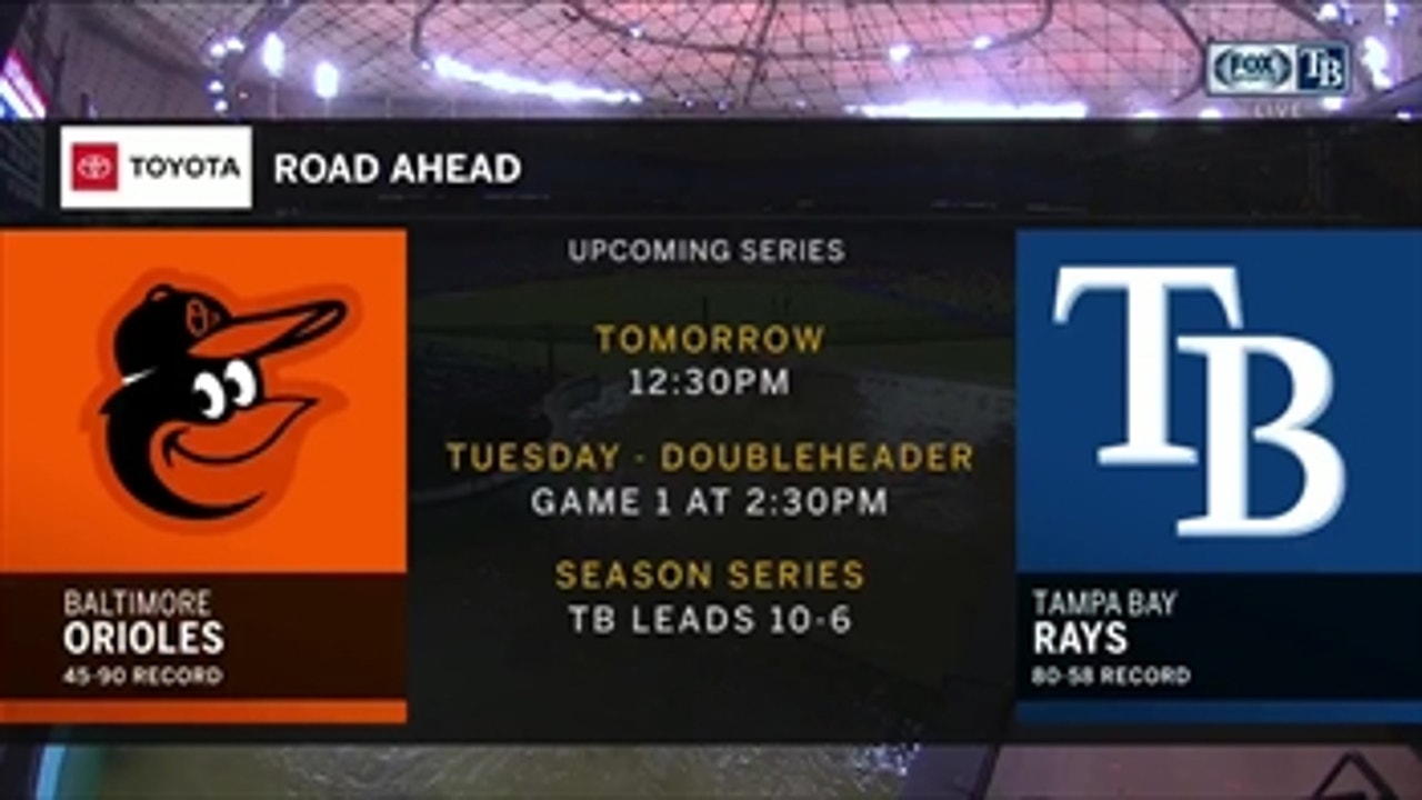 Rays look to continue momentum against Orioles