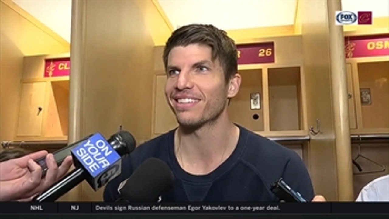 Kyle Korver will be hurting after diving for loose balls, blocking three shots