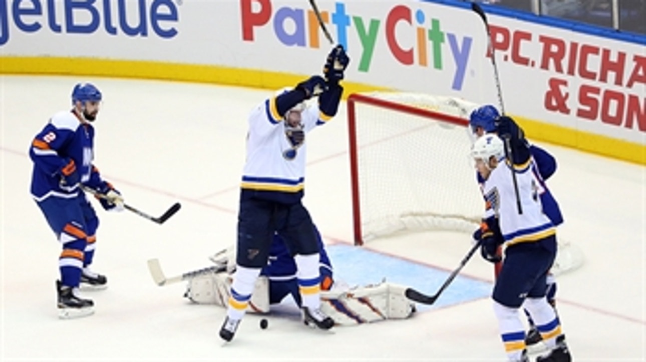 Blues overcome 3-goal deficit to upend Islanders