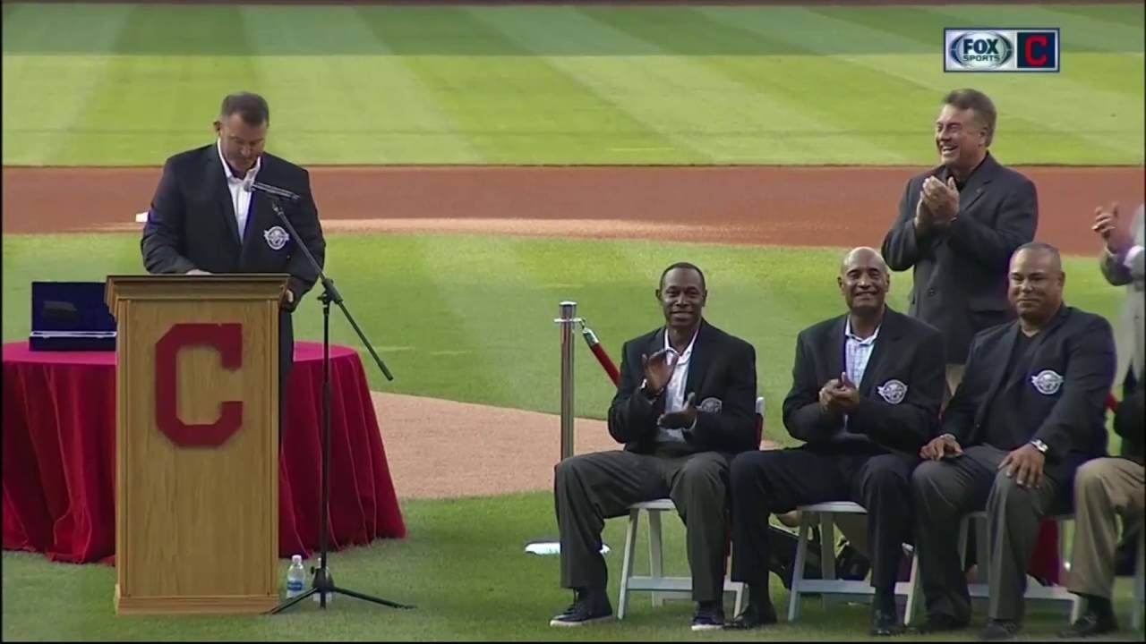 With 1990's teammates present, Thome reminisces of Tribe's most popular era