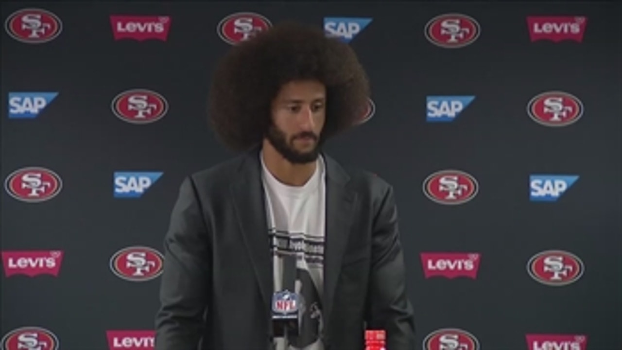Colin Kaepernick responds to being benched vs. Chicago Bears in Week 13