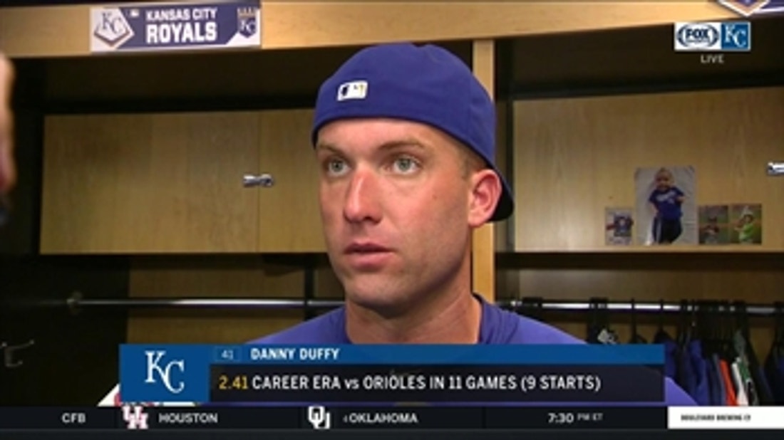 Danny Duffy of the Dodgers is schedule to start tonight's game in