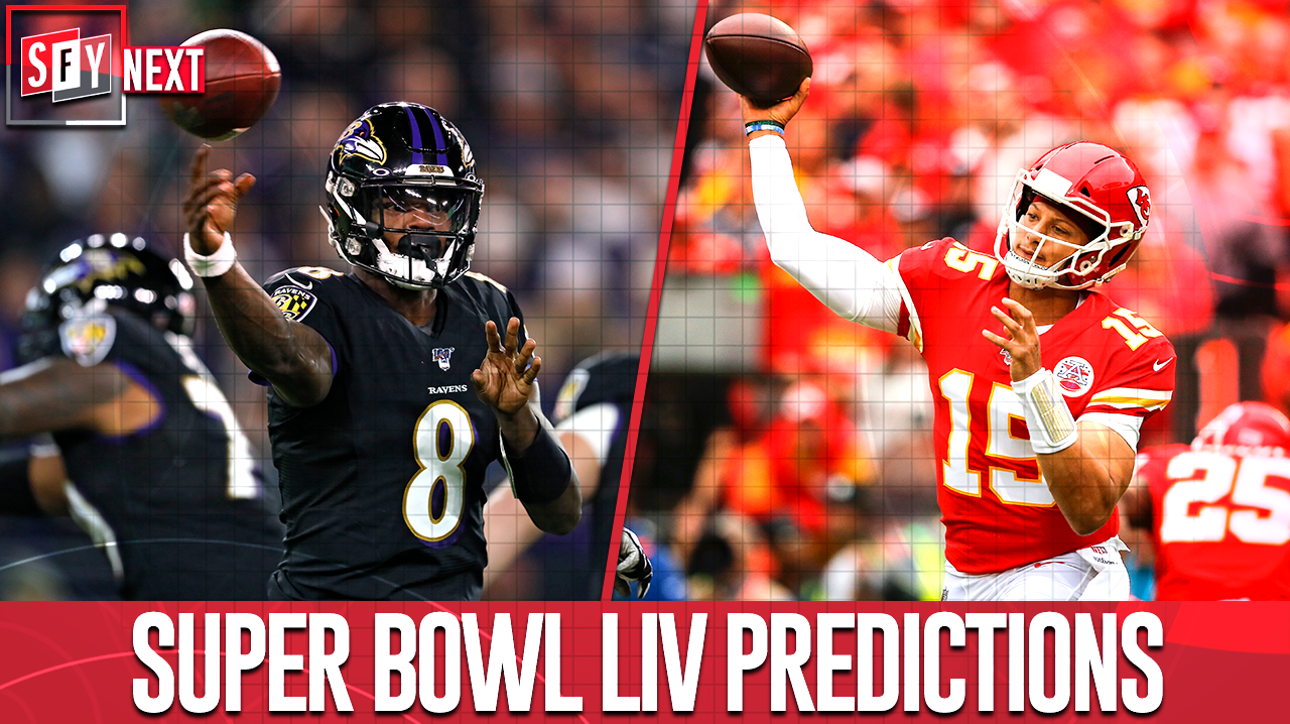 Chiefs are the biggest threat to Ravens, the crew makes Super Bowl Predictions | SFY NEXT