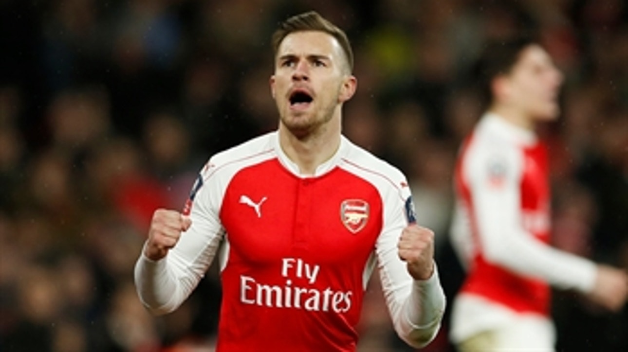 Ramsey puts Arsenal into the lead vs. Sunderland ' 2015-16 FA Cup Highlights