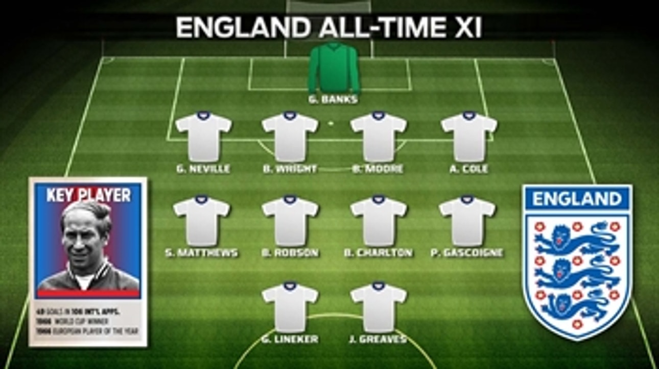 All-Time Best XI: England